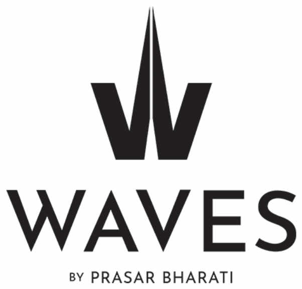 WAVES by Prasar Bharati logo