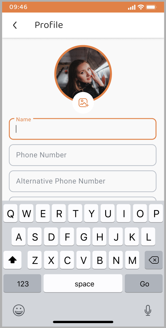 Local Grahak app — Profile screen