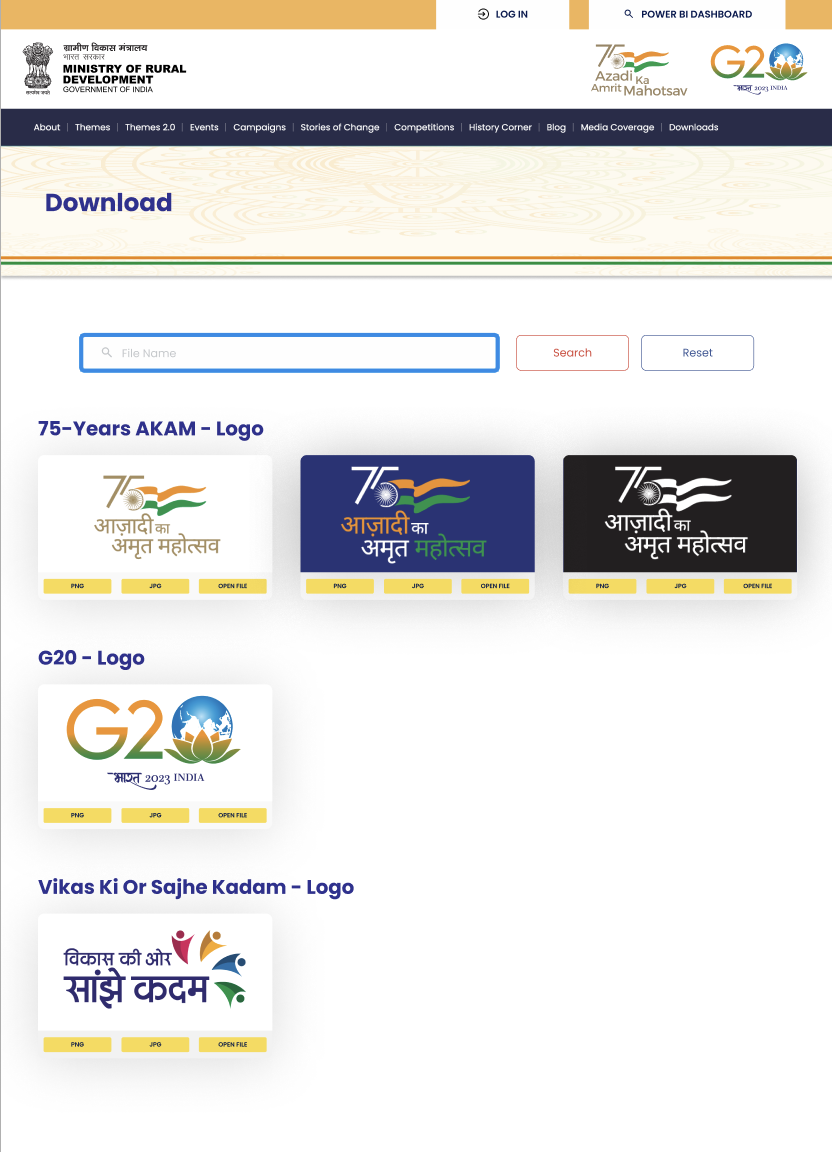 Downloads centre for official AKAM, G20 and campaign logos